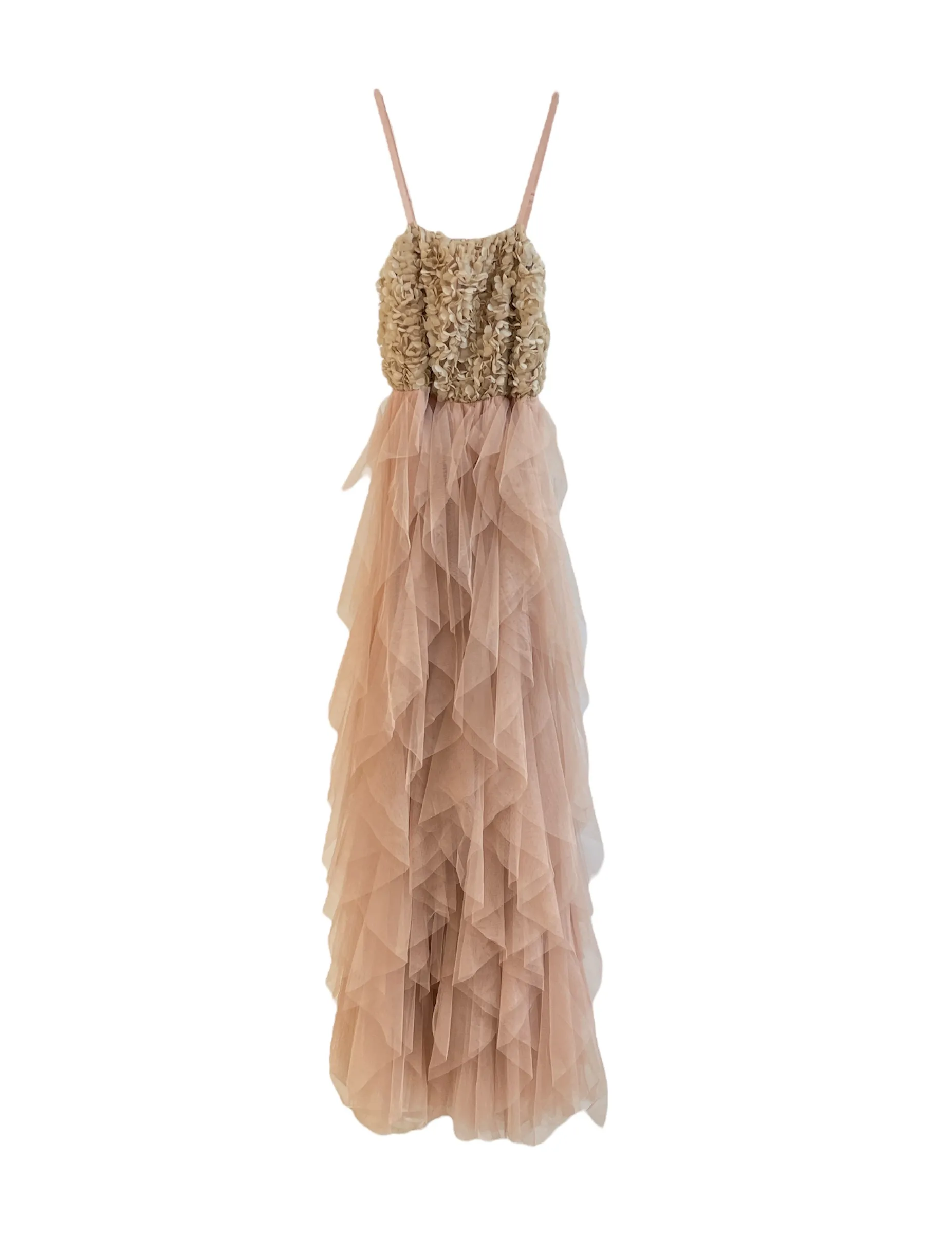 Vestito donna tulle MOREN rosa antico