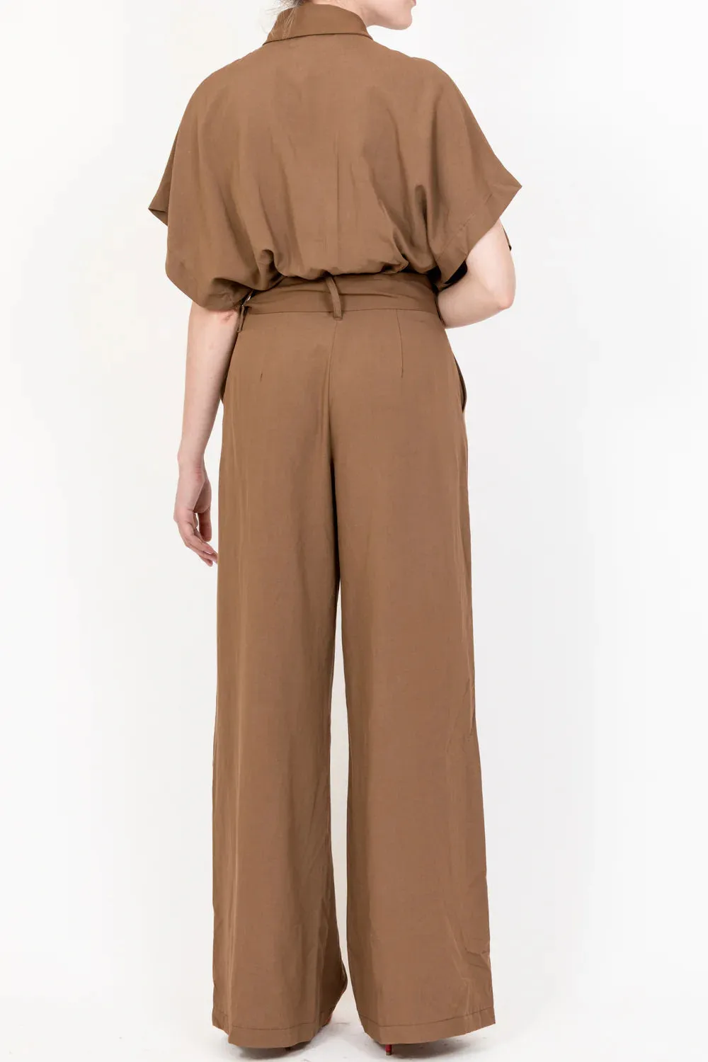 Vicolo donna tuta TB1627 Marrone