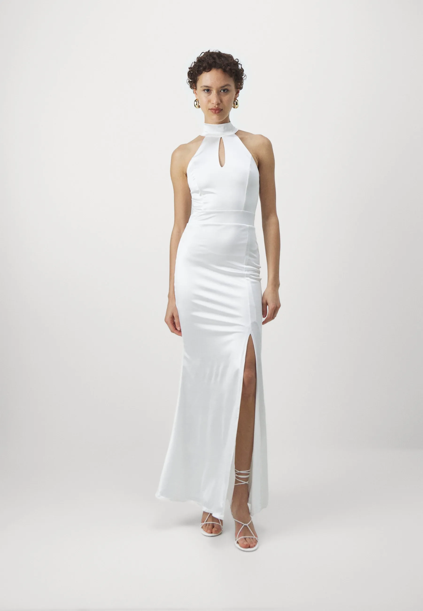 WEDDING HALTERNECK DRESS - Vestito di maglina