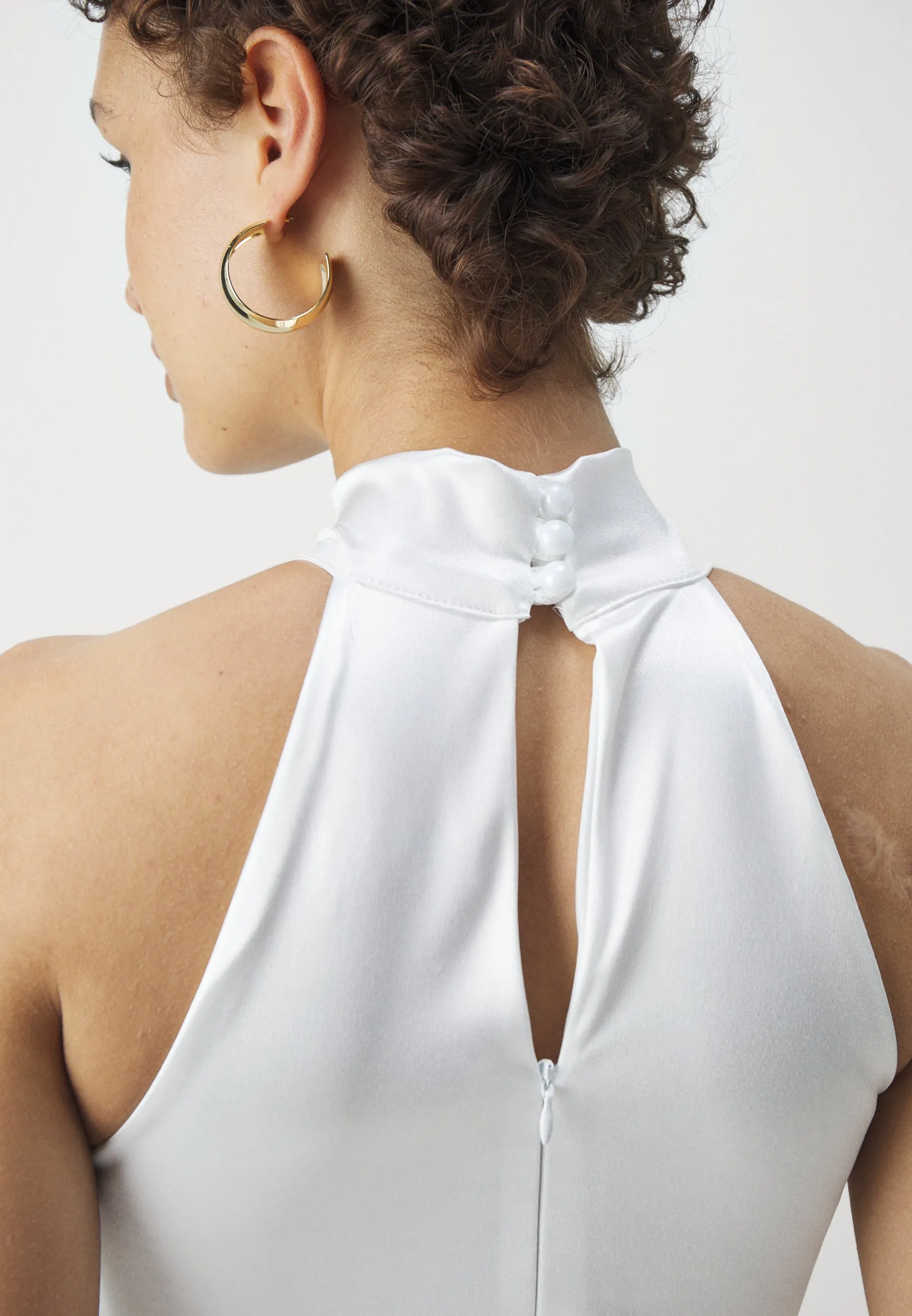 WEDDING HALTERNECK DRESS - Vestito di maglina