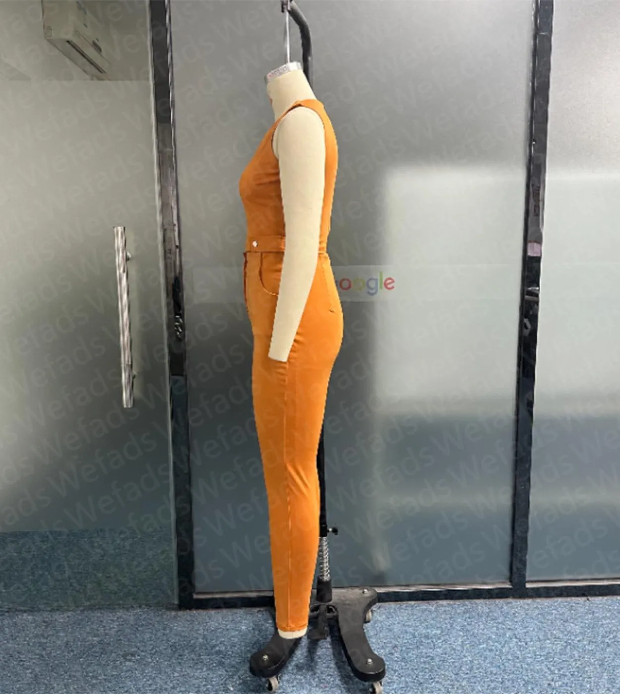 Wefads Set da donna in due pezzi Summer Fashion Solid senza maniche Canotta con scollo a V Top Slim con tasche Pantaloni Set Hig