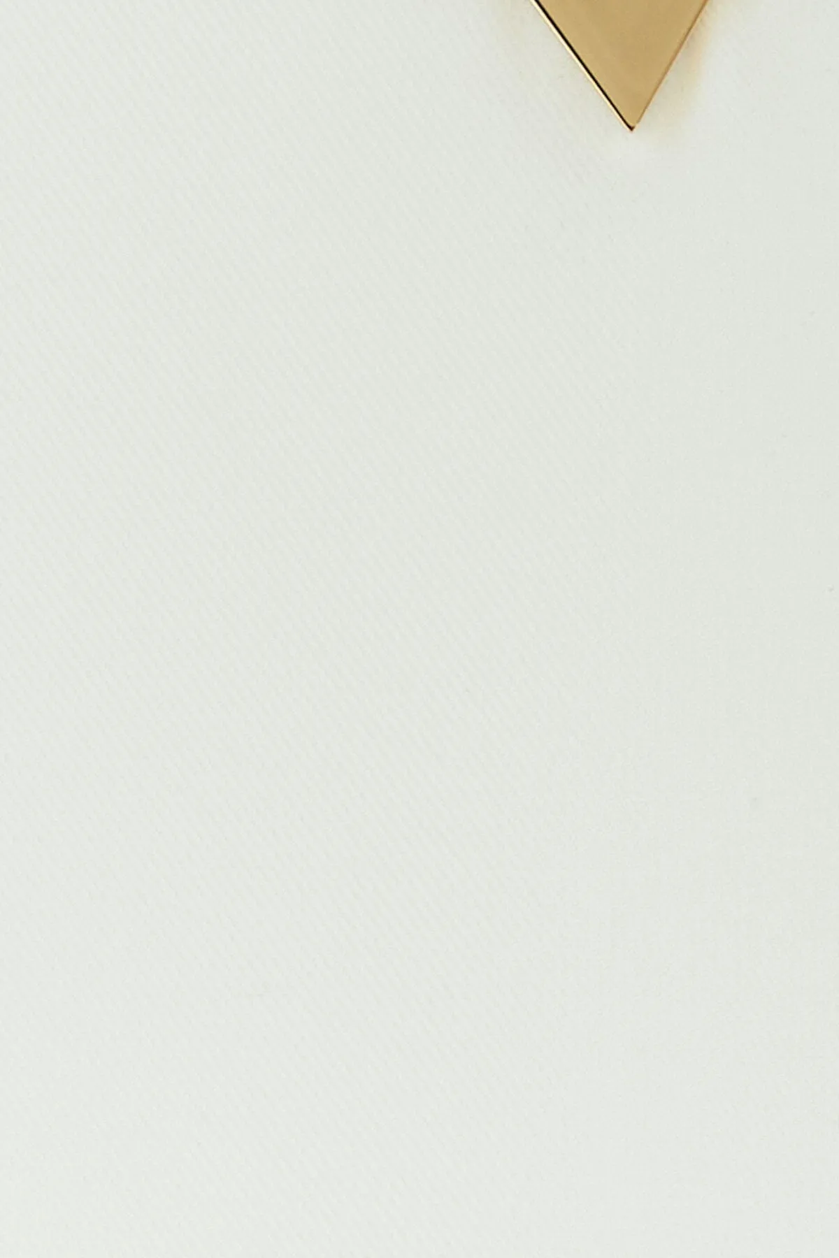 White cotton blend blouse    