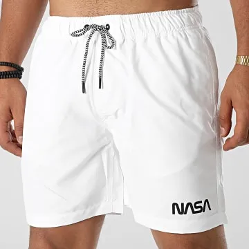 Worm Logo 2 Pantaloncini da bagno bianco nero