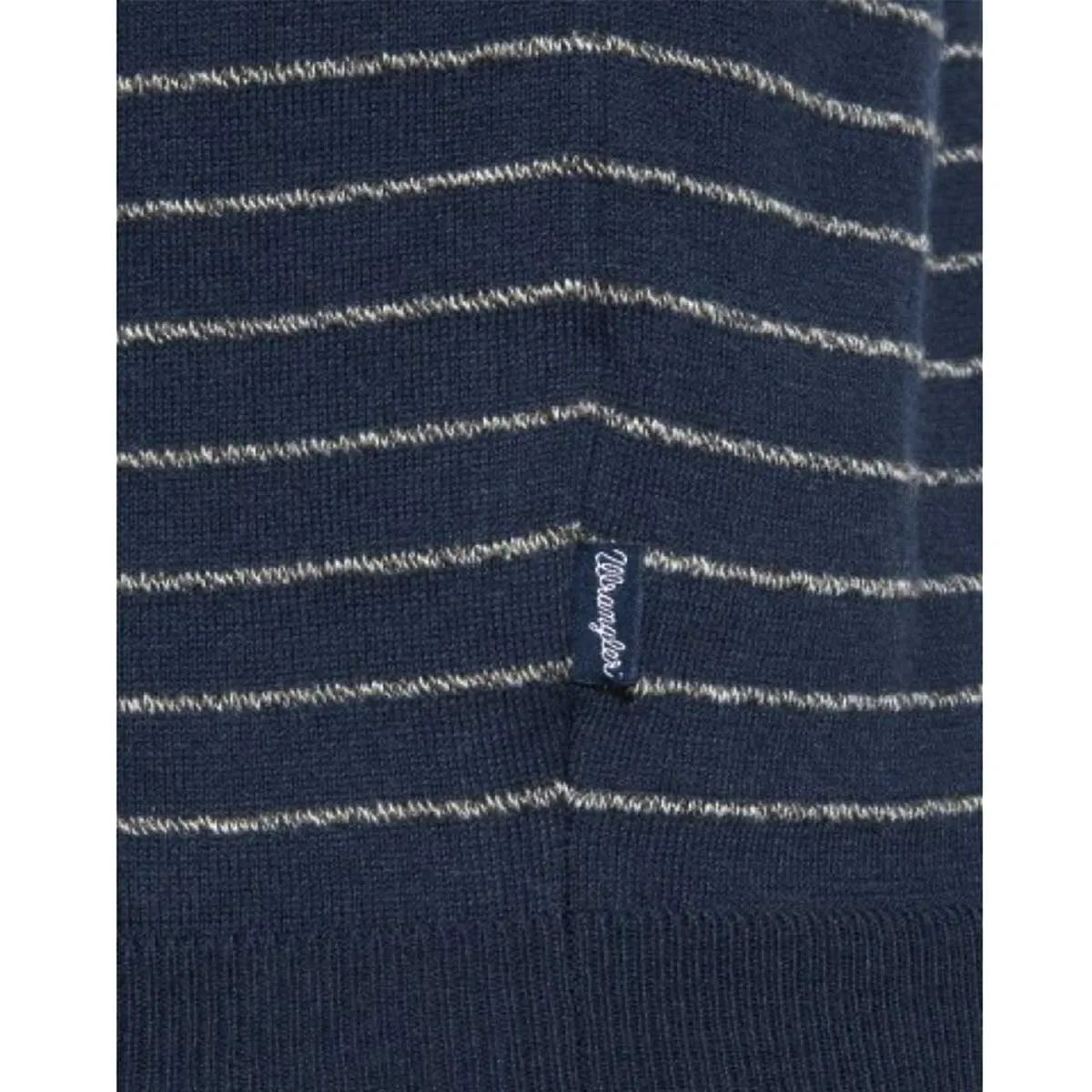 Wrangler pullover crew neck knit uomo blu
