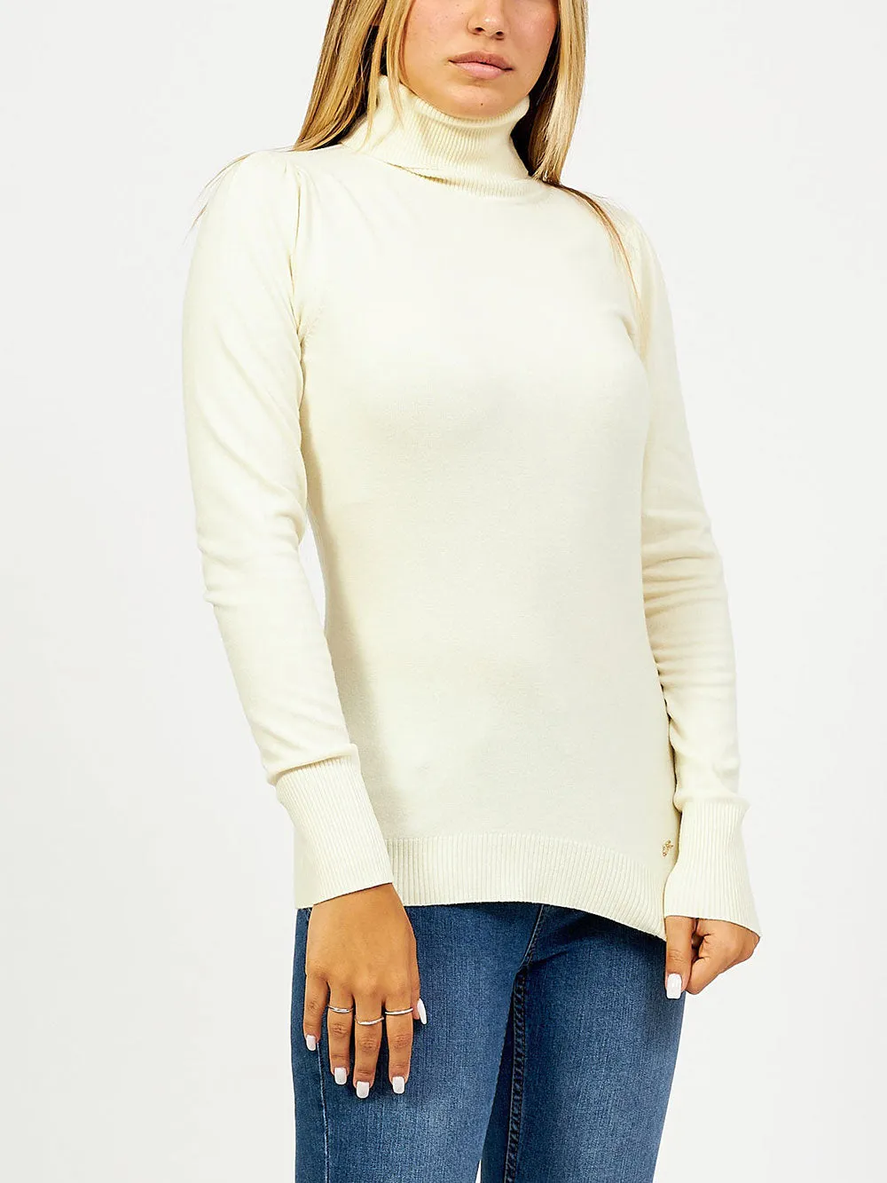YES ZEE Maglione Donna - Bianco modello M038