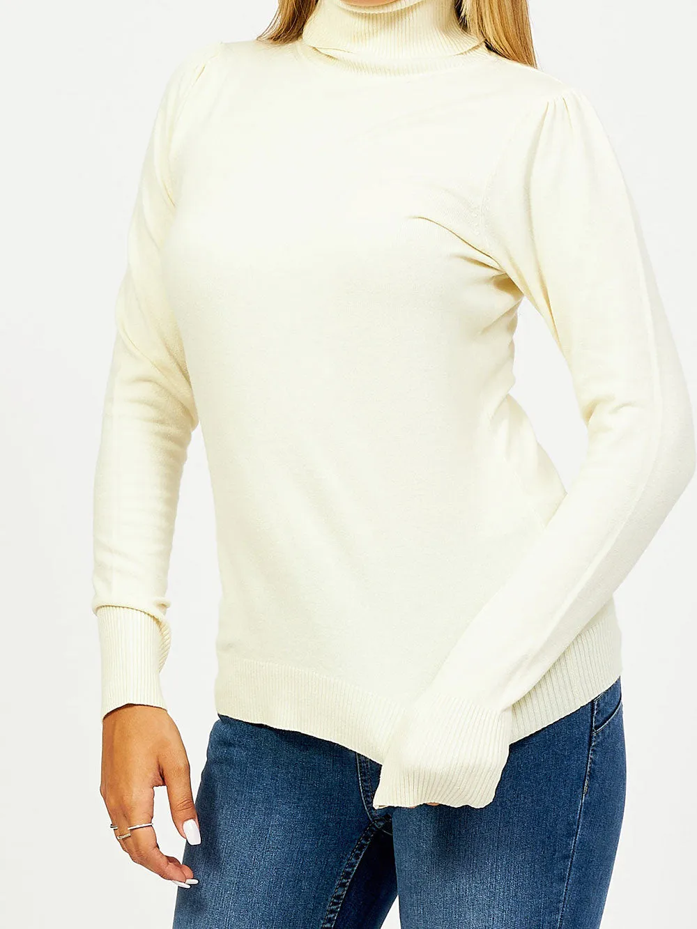 YES ZEE Maglione Donna - Bianco modello M038